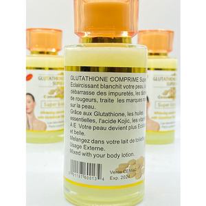 Yeni özel etiket 120ml Gluta Comprime Whiteining süper Eclaircissant Fort Kojic asit Anti yaşlanma vitaminleri <span class=keywords><strong>E</strong></span> yüz Serum cilt bakımı - Product Image 3