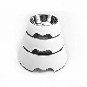 Çok renkli sağlam 100% A5 melamin köpek kase paslanmaz çelik kaymaz hayvan mama kasesi - Product Image 4