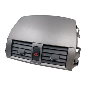 Air Vent Panel Assembly With Emergency Switch For Corolla 2007-2013 Matte Finish <b>Plastic</b> Dash <b>Frame</b> - Product Image 2