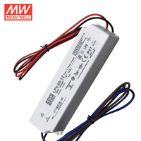 Alimentation à découpage Meanwell LPV-60-12 60W 12V 5A à sortie unique pour luminaires LED, adaptateur secteur LPV-60 1A, compteur manuel