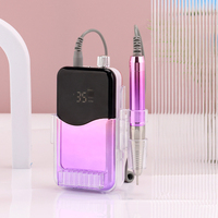 2025 Nail Technician Love Brushless 35000 RPM Drill Nails Profesional Portable Rechargeable Efile pour Manucure Nouvel An Cadeau