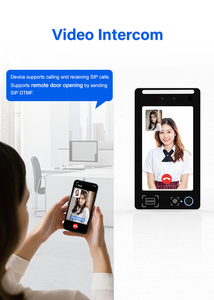 Système de contrôle d'accès biométrique Android avec reconnaissance faciale dynamique haute sécurité de 8 pouces pour la gestion des présences - Product Image 2