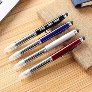 Custom LED Light up Metal <b>Pen</b> - Personalized Business <b>Gifts</b> & Corporate Giveaways - Product Image 1