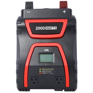 Inversor portátil de potencia DB de 2000 vatios, pantalla LED de coche de onda sinusoidal modificada para emergencias de alimentación de CA en sitios de trabajo, camiones, barcos, coches - Product Image 3