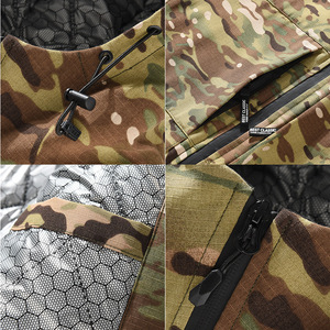 เสื้อแจ็คเก็ตผู้ชายลายพราง DF22 สำหรับกิจกรรมกลางแจ้งในฤดูหนาว มีฮู้ด ซิป กันลม อุ่น กันน้ำ ทำจากไนลอน - Product Image 5