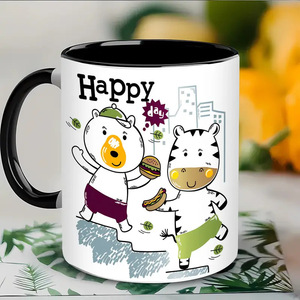 <span class=keywords><strong>Mug</strong></span> en céramique de 11 oz, vente chaude transfrontalière, prend en charge l'impression de logo, bricolage pour le bureau et la maison - Product Image 4