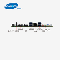 Placa Base B para Ordenador de Guangdong, Placa Base con Entrada de 12V ~ 19V, LGA 1151, DDR4 SSD 10 * USB, RS232, TPM, Novedad de