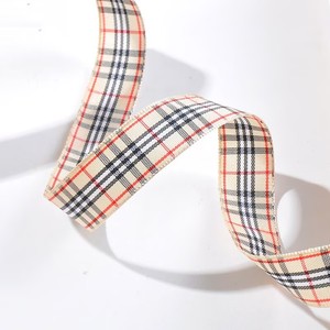 Pita Skotlandia Hijau Biru Lebar 9mm, Pita Tartan Natal untuk Pembungkus Kado - Product Image 4