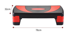 Pédale d'exercice Jstar Home Fitness 78CM en PP, surface antidérapante, réglable, pour sport aérobic, 3 niveaux - Product Image 2