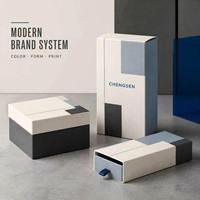Boîtes d'emballage personnalisées : boîtes à tiroir en carton blanc et en carton ondulé en couleur, emballages sur mesure pour cosmétiques et câbles de données