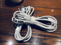 Câble de charge rapide en nylon tressé en cuivre pur SHENZHEN City Large Store 1,2 mm blanc 3-en-1 USB Type C/Micro/iOS pour imprimante et appareil photo