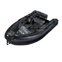 Bateau de pêche gonflable en aluminium à coque en V profond de 3,0 m (10 pieds) pour les lacs