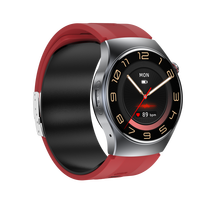 GS206 4G Smart-Armband mit Silikon- oder Lederarmband, Optionaler Airbag, Druckerkennung, EKG-Überwachung, APP-Fernsteuerung Smartwatch