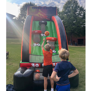 <span class=keywords><strong>Juego</strong></span> de Baloncesto Inflable para Carnaval al Aire Libre, Castillo Inflable, Juegos Deportivos, Juegos de Tiro para Fiestas Infantiles - Product Image 4