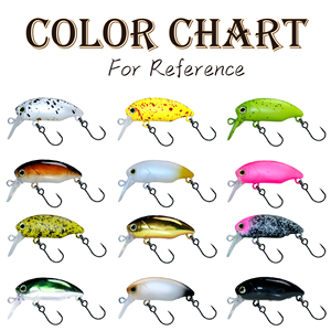 Esca Galleggiante Crank Bait 33mm 2.8g con Amo Singolo, Esca Artificiale in ABS per Pesca in Acqua Salata, Spigola e <span class=keywords><strong>Trota</strong></span> - Product Image 6