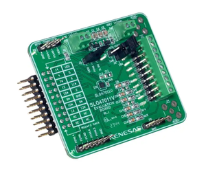 Nueva Placa de Prueba de Desarrollo de Circuitos Integrados Programables Renesas/Dialog SLG47011V-EVB para Osciladores - Product Image 1