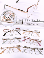 Nouvelles montures de lunettes optiques légères et confortables pour femmes, style œil de chat, anti-lumière bleue, monture intégrale, vente en gros