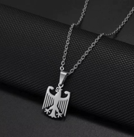 Collier croix simple en acier inoxydable portrait de jésus pour hommes revêtement PVD imperméable bambou pour les fêtes en gros