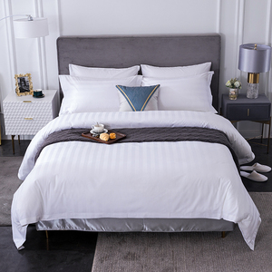 Cina fabbrica di lino in raso ricamato doppio Set <span class=keywords><strong>lenzuola</strong></span> 100% cotone Full Size lenzuolo <span class=keywords><strong>per</strong></span> camera degli ospiti dell'hotel - Product Image 4