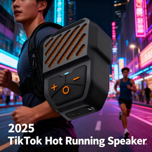 2025 nuevo IPX6 resistente al agua para altavoz portátil inalámbrico HD música y altavoz de llamada para deportes al aire libre Material plástico - Product Image 4