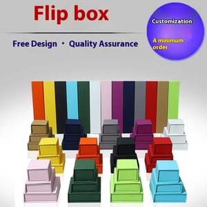 Custom New Fashion Satin Velvet Flip Jewelry <b>Storage</b> Simple Book Shape Magnetic Ring Earring Bracelet Necklace Display Stand - Product Image 5