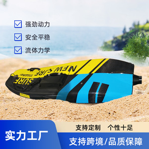 Tabla de Surf Eléctrica de Fibra de Carbono Ligera Antideslizante de 16 Pulgadas o Más para Principiantes Unisex con Control Remoto, Hélices, Aletas y Batería - Product Image 4