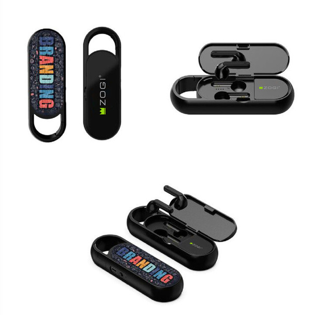 Hiking Hook Clip 2 in 1 TWS Earbuds Outdoor Wireless Mini Portable BT Blue Tooth Speaker