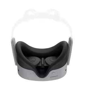 Correa de silicona a prueba de polvo para la cabeza con cubierta de lente, funda protectora para la cabeza para Meta Quest3S/<span class=keywords><strong>Quest2</strong></span> <span class=keywords><strong>VR</strong></span>, lentes para gafas - Product Image 3