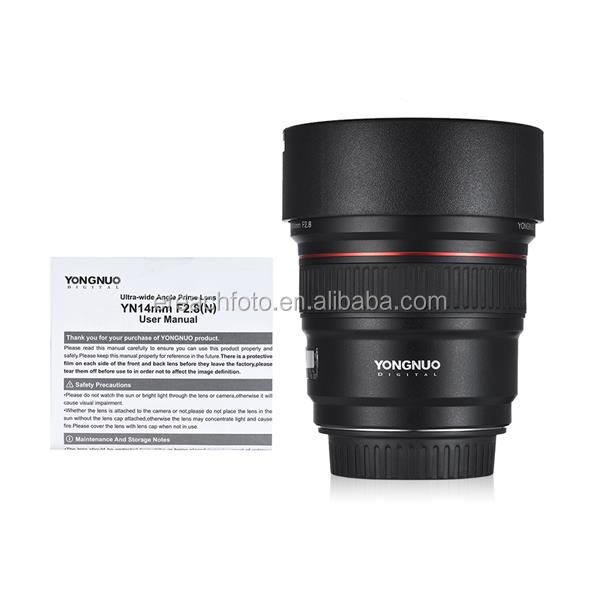 YONGNUO 14mm F2.8 超広角単焦点レンズ YN14mm オートフォーカス AF MF