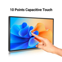 Monitor Táctil Capacitivo Portátil de 21.5 Pulgadas, Interfaz USB, Montaje en Pared, Sistema Operativo Android/Windows, Uso Comercial Interactivo, 8G/16G RAM