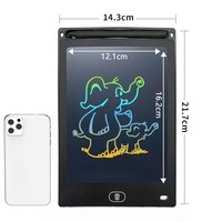 Tablette d'écriture LCD WUHUANG 2026 pour enfants de 0 à 14 ans, 8,5 pouces, en plastique PP/tissu non tissé, unisexe, dessin DIY à énergie lumineuse