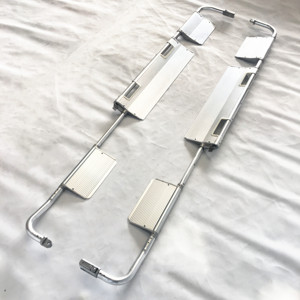 Klinik medis rumah sakit lipat darurat aluminium Aloi perak gunung panjang sendok tandu dapat disesuaikan dengan 3 tali pengaman - Product Image 4