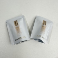 Bolsita de muestra para el cuidado de la piel, bolsita de champú, 5ml, 10ml, papel de aluminio, bolsita líquida pequeña, paquetes de muestra de crema con sello de tres lados cosméticos