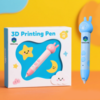 Stylo de dessin 3D bricolage pour enfants cadeau de conception créative stylo d'imprimante 3D en plastique automatique pour jouet Doodle et corps d'animal jeu pour enfants