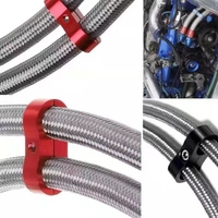 Abrazadera de Terminal de Doble Orificio AN4-AN10 de Aluminio Anodizado en Varios Colores