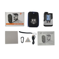 Télémètre laser de golf rechargeable 1200m avec télémètre laser à vibration à verrouillage de drapeau ajusté en pente
