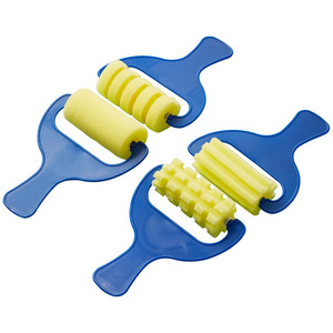 Ensemble de brosses d'apprentissage précoce pour enfants, brosses en éponge en mousse, outils de <span class=keywords><strong>dessin</strong></span> pour enfants, rouleau à fleurs, tampon, bricolage, outils d'art - Product Image 2