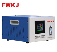 Régulateur de tension automatique monophasé CA SVC à commande par servomoteur 2kVA 120V 220V 230V avec écran LCD 2000VA 3000VA 3000W