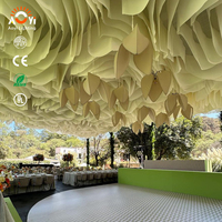 Plafonnier en tissu ondulé Aoyi Lighting - Luminaire décoratif haut de gamme pour les complexes hôteliers et les lieux événementiels de luxe