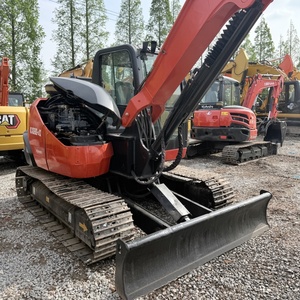High Quality Used Kubota KX080-4A 8Ton <b>Mini</b> Crawler Excavator Second Hand Hydraulic Digger with Blade & <b>AC</b> KX155 KX163-5 KX165 - Product Image 3