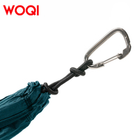 Hamac portable WOQI pour une personne, idéal pour le voyage, le camping, la randonnée, balançoire 2 places, 10 pieds, en nylon, pour la plage, les festivals, avec sac de transport