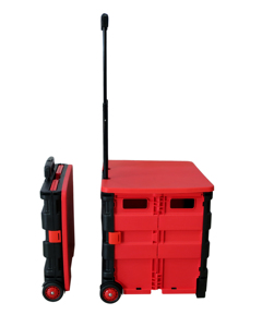 <span class=keywords><strong>Chariot</strong></span> de supermarché <span class=keywords><strong>pliable</strong></span>, portable et <span class=keywords><strong>pliable</strong></span>, en plastique, avec roulettes, pour <span class=keywords><strong>épicerie</strong></span> d'entrée - Product Image 1