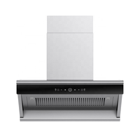 Hotte de cuisinière à induction à haute aspiration Prix spécial Hotte de nettoyage de cuisine en verre trempé Hotte de cuisinière intelligente Cheminée