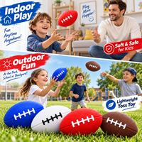 Ballon de football américain miniature en mousse PU, ballon souple à presser, jouet pour enfants, cadeau promotionnel, logo personnalisé, fournisseur OEM ODM
