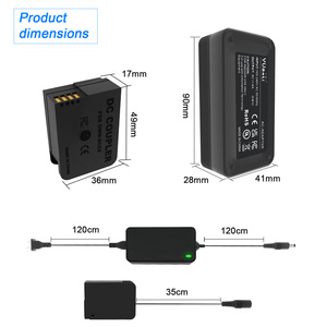 แบตเตอรี่ปลอม DCC8 BLC12 สำหรับอะแดปเตอร์จ่ายไฟภายนอกของกล้องพานาโซนิค - Product Image 2