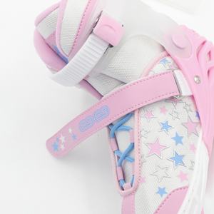 Patins à <span class=keywords><strong>glace</strong></span> ajustables pour enfants garçons filles, patins à <span class=keywords><strong>glace</strong></span> à lames de 8 ans et plus, chaussures de patinage sur <span class=keywords><strong>glace</strong></span> roses pour l'extérieur et la patinoire - Product Image 6
