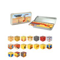 Juego de Bloques Magnéticos Estilo Pixel Muy Popular, Juguete Atractivo con Personalización de Logotipo, Venta al por Mayor, Venta al por Menor y Dropshipping Disponible para Niños