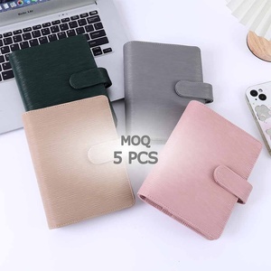 Yihe Tốt Nhất Bán 21-Màu Sắc Saffinano Epi Da Vàng Nhẫn A6 Tiền Ngân Sách Ví Chất Kết Dính Lỏng Lá Kế Hoạch Tài chính Máy Tính Xách Tay - Product Image 1