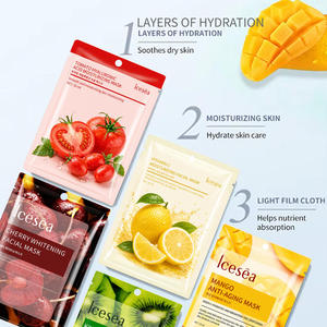 Mascarilla Facial Natural de Frutas de Marca Privada, Surtido de Limón, Fresa y Kiwi, Hidratante, Minimiza Poros, Calmante para Piel Sensible, OEM - Product Image 4