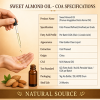 LCHBIO Minyak Pembawa Ekstrak Herbal Almond Manis 100% Murni Cold Pressed Grosir Massal Tanpa Pemurnian Kelas Kosmetik Alami